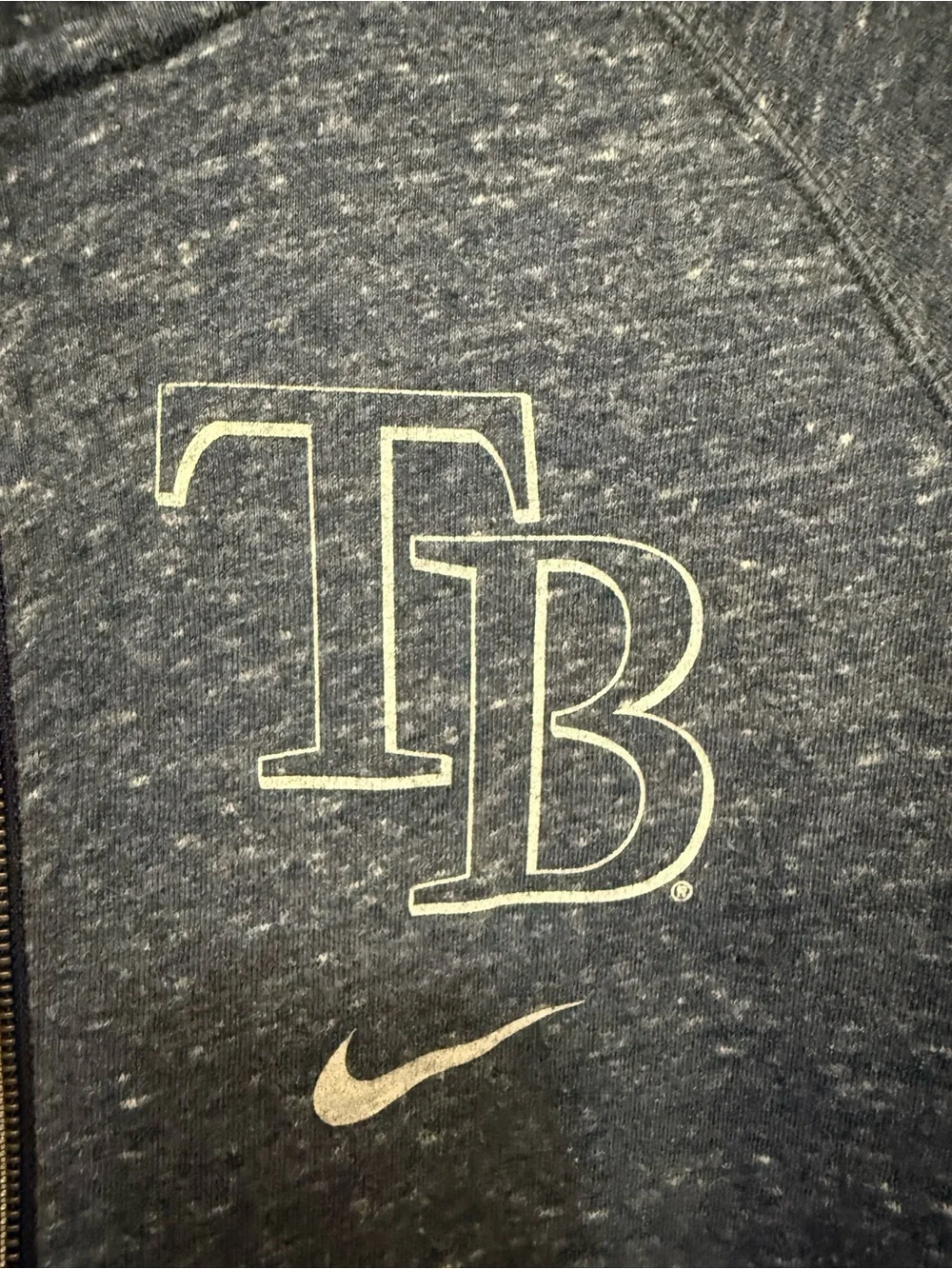 Nike ' Tampa Bay Navy Zip-Up Hoodie